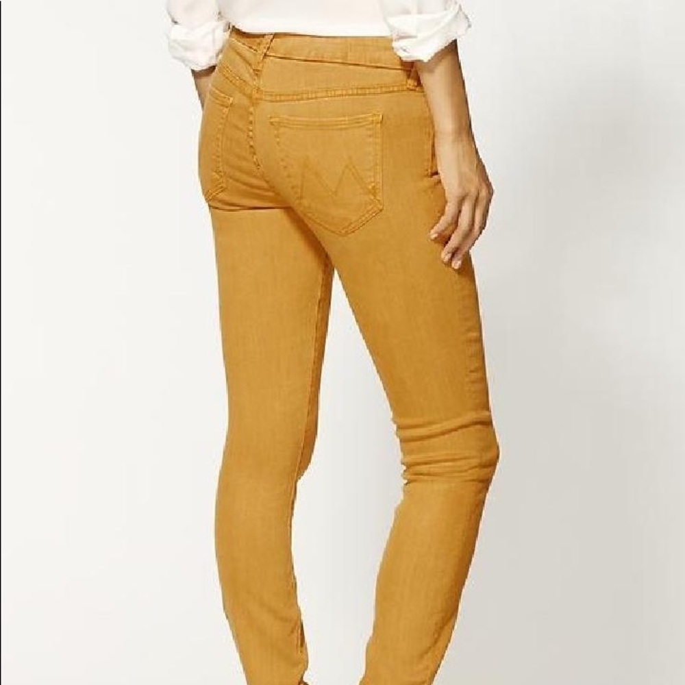 MOTHER NWT Looker Skinny Jeans in POP! Goldfish
